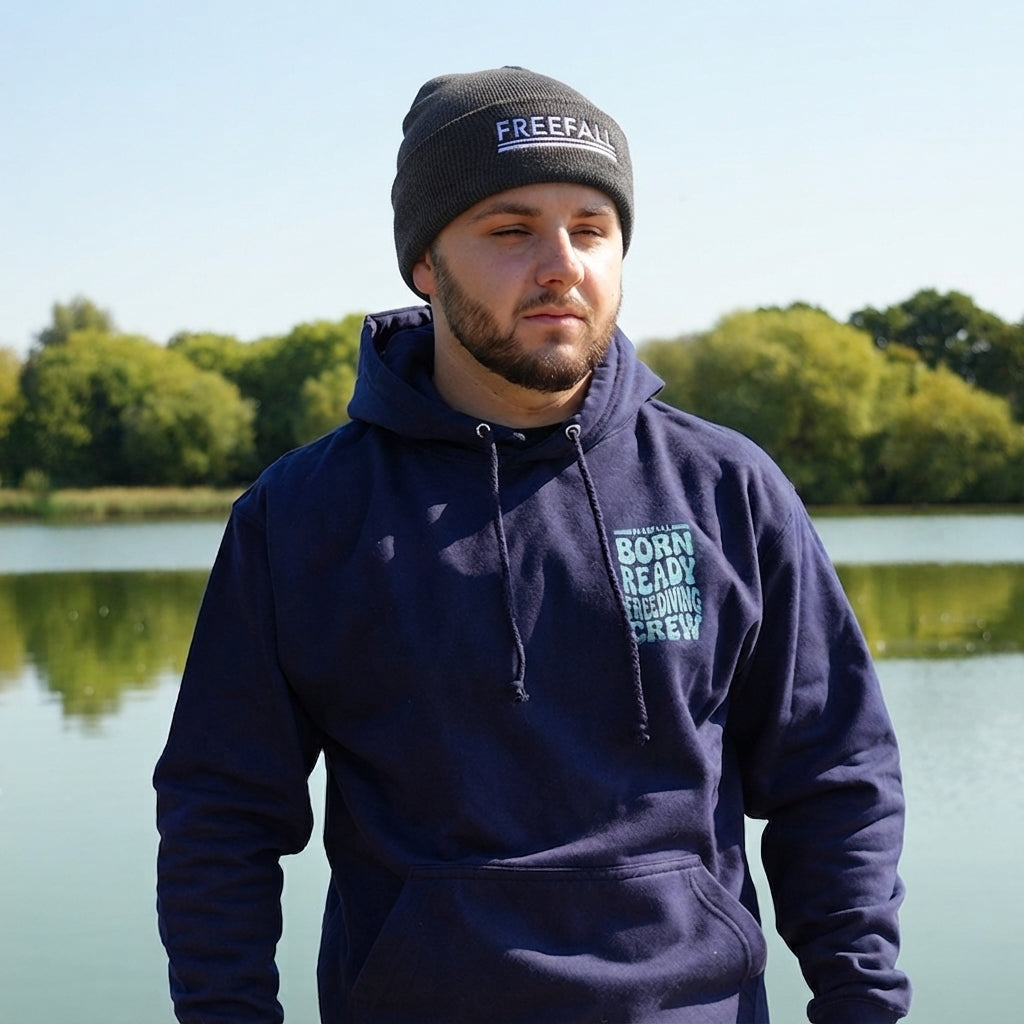 Freefall Embroidered Cuffed Beanie